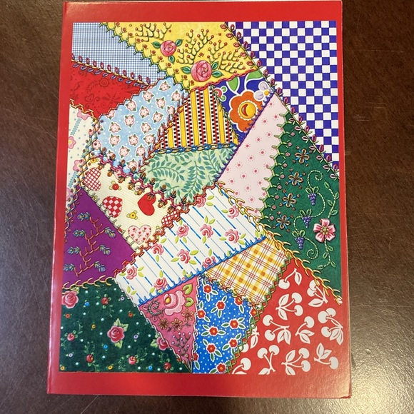 Mary Engelbreit Colorbok Patchwork Quilt Design Notecards - 2004 - Set of 6 - Picture 3 of 8